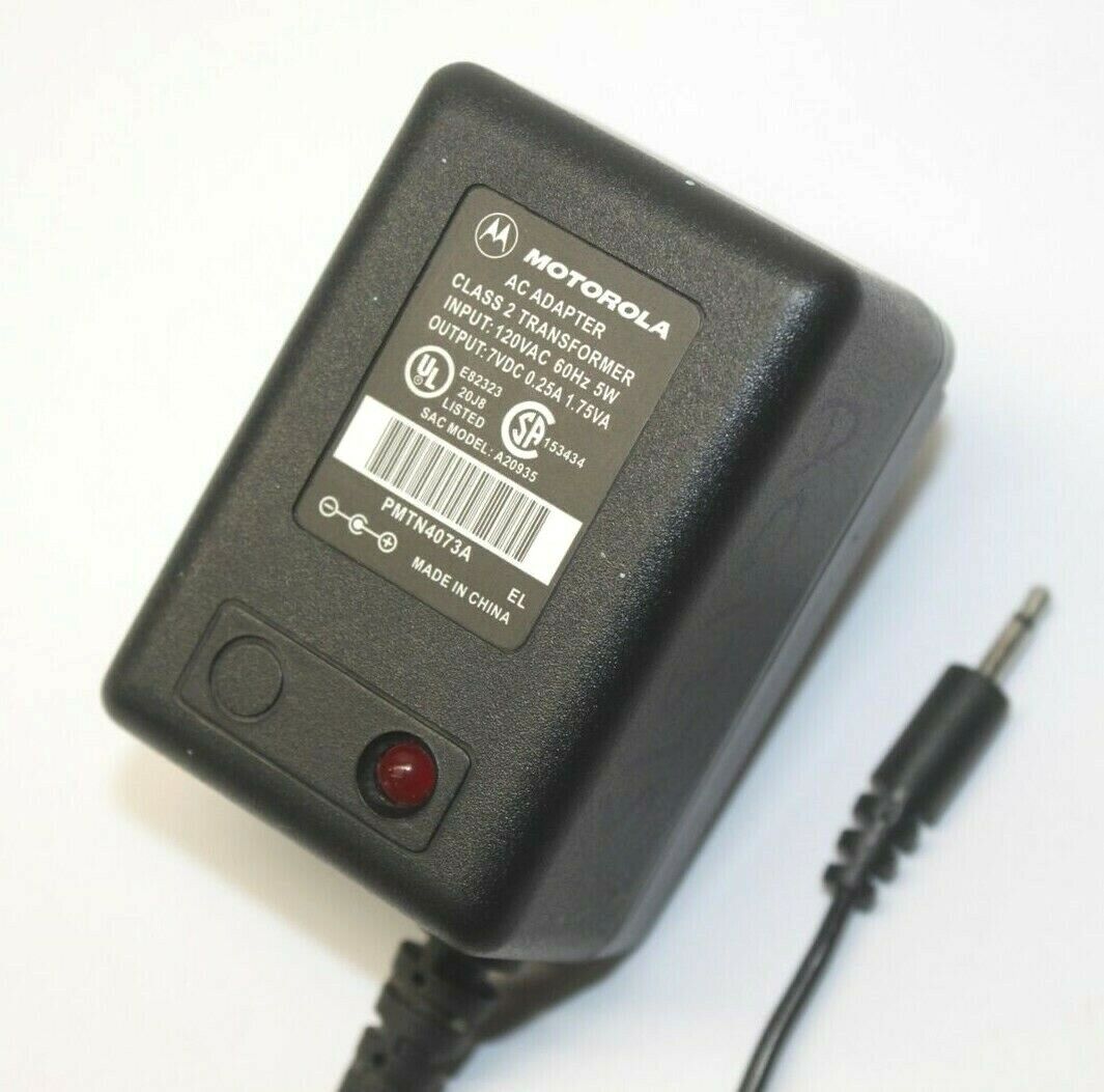 *Brand NEW* 7VDC PMTN4073A Motorola 0.25A AC DC ADAPTER POWER SUPPLY - Click Image to Close